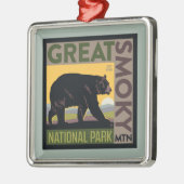 Great Smoky Mountain National Park| Bear Ornament Aus Metall (Links)