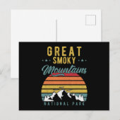 Great Smoky Mountain National Park Postkarte (Vorne/Hinten)