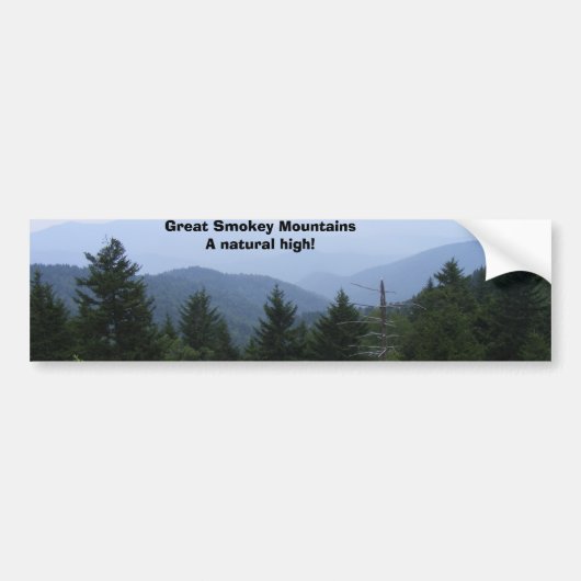 Great Smoky Mountains Autoaufkleber (Vorne)