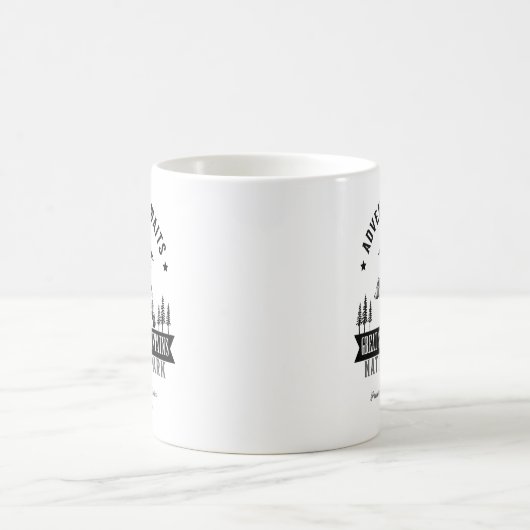 Great Smoky Mountains Forest Landscape Kaffeetasse (Mittel)