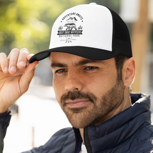 Great Smoky Mountains Forest Landscape Truckerkappe