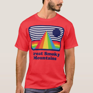 Great Smoky Mountains Hippie Rainbow T-Shirt