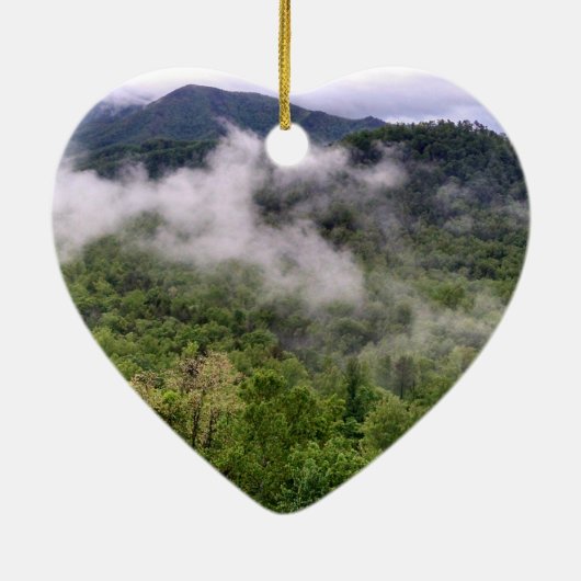 Great Smoky Mountains Keramik Ornament (Hinten)