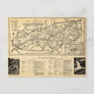 Great Smoky Mountains National Park (1940) Postkarte