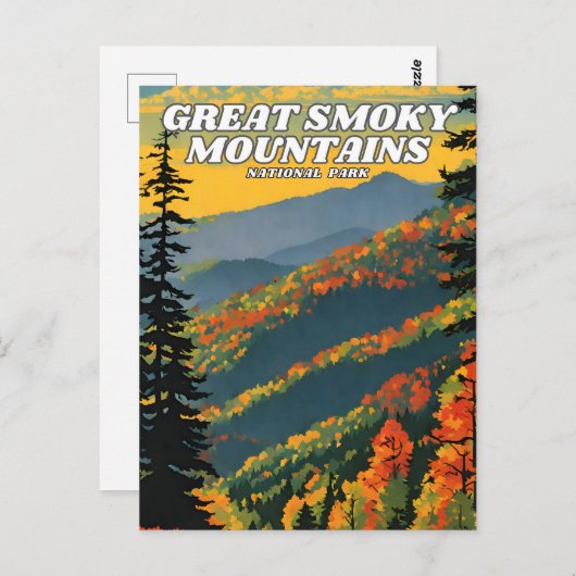 Great Smoky Mountains National Park Abbildung r Postkarte (Vorne/Hinten)