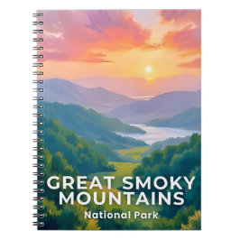 Great Smoky Mountains National Park Aquarell Notizblock
