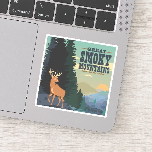 Great Smoky Mountains National Park Aufkleber (Detail)