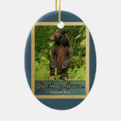 Great Smoky Mountains National Park Bären Keramik Ornament (Hinten)