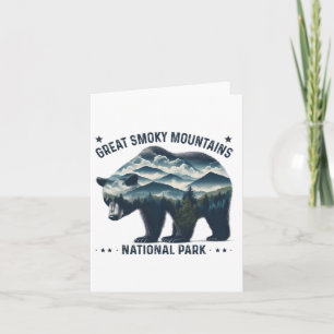 Great Smoky Mountains National Park Bären Wandern Karte