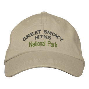 Great Smoky Mountains National Park Bestickte Kappe