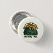 Great Smoky Mountains National Park Button (Vorne & Hinten)