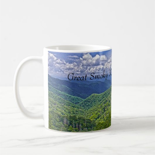 Great Smoky Mountains National Park Foto Tasse (Links)