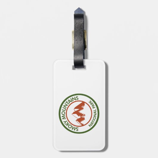 Great Smoky Mountains National Park Gepäckanhänger (Rückseite vertikal)