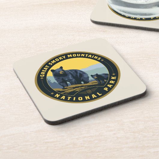 Great Smoky Mountains National Park Getränkeuntersetzer (Linke Seite)