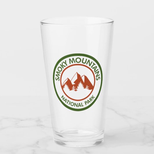 Great Smoky Mountains National Park Glas (Vorderseite)