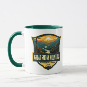Great Smoky Mountains National Park Illustration Tasse