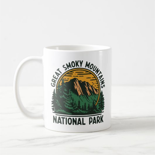 Great Smoky Mountains National Park Kaffeetasse (Links)