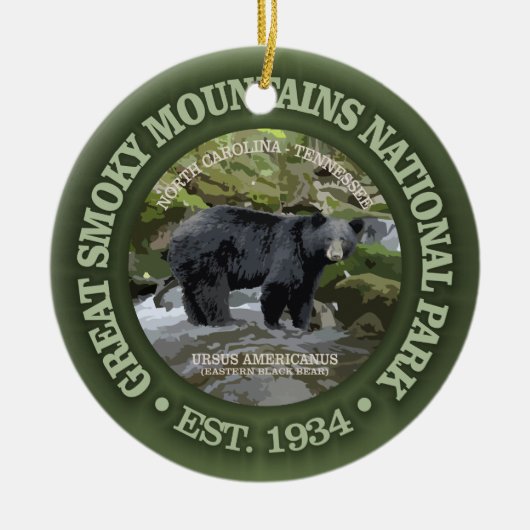 Great Smoky Mountains National Park Keramikornament (Vorne)