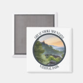 Great Smoky Mountains National Park Magnet (Vorderseite/Rückseite)