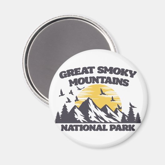 Great Smoky Mountains National Park Magnet (Vorderseite/Rückseite)
