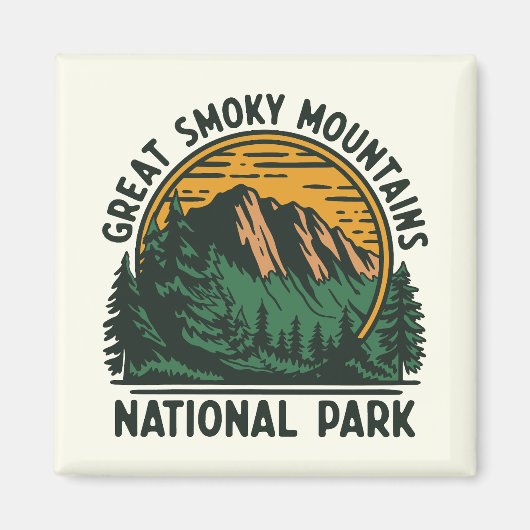 Great Smoky Mountains National Park Magnet (Vorne)