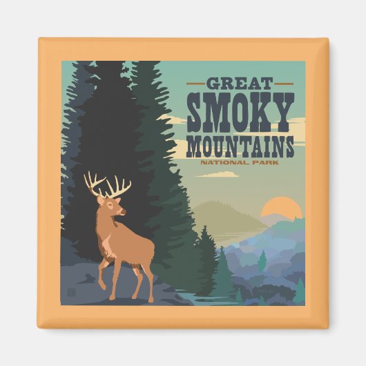 Great Smoky Mountains National Park Magnet (Vorne)