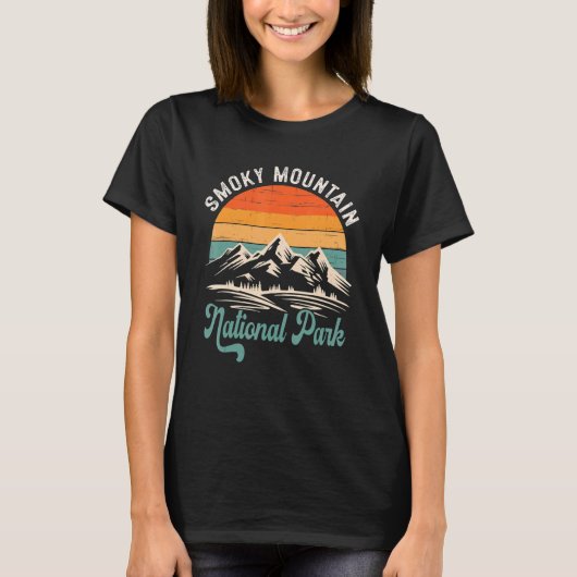 Great Smoky Mountains National Park Mountain Hikin T-Shirt (Vorderseite)