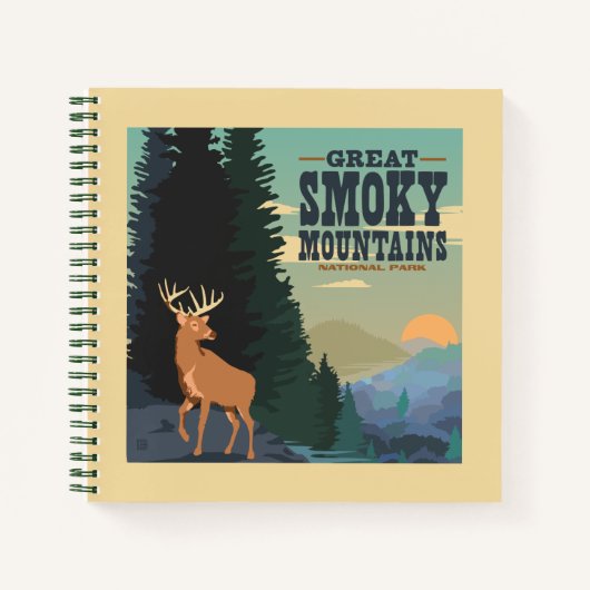 Great Smoky Mountains National Park Notizblock (Vorderseite)