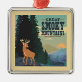 Great Smoky Mountains National Park Ornament Aus Metall (Vorne)