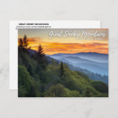 Great Smoky Mountains National Park Postcard Postkarte (Vorne/Hinten)