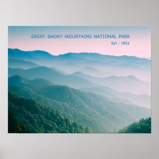 Great Smoky Mountains National Park Poster (Vorne)