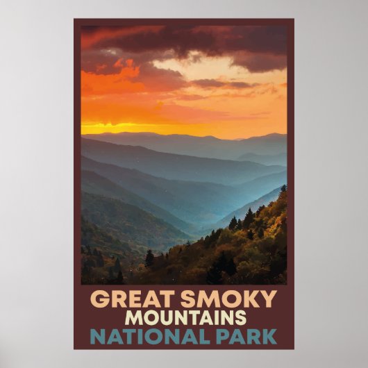 Great Smoky Mountains National Park Poster (Vorne)