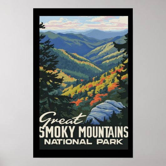 Great Smoky Mountains National Park Poster (Vorne)