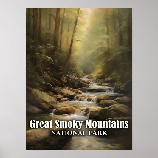Great Smoky Mountains National Park Poster (Vorne)
