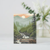 Great Smoky Mountains National Park Postkarte (Stehend Vorderseite)