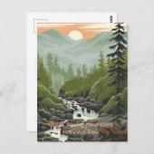 Great Smoky Mountains National Park Postkarte (Vorne/Hinten)
