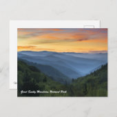 Great Smoky Mountains National Park Postkarte (Vorne/Hinten)