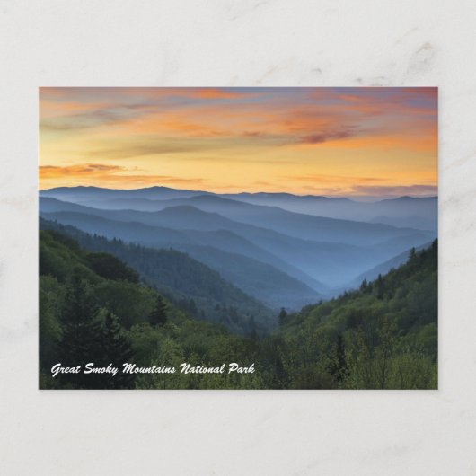 Great Smoky Mountains National Park Postkarte (Vorderseite)
