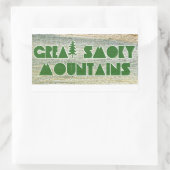 Great Smoky Mountains National Park Rechteckiger Aufkleber (Tasche)