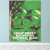 Great Smoky Mountains National Park Reiseplakat Leinwanddruck (Insitu (Holzboden))