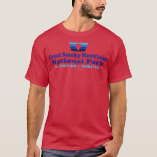 Great Smoky Mountains National Park Retro Abzeiche T-Shirt