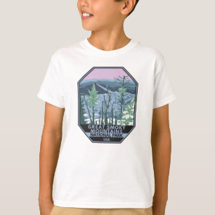 Great Smoky Mountains National Park Retro-Design T-Shirt
