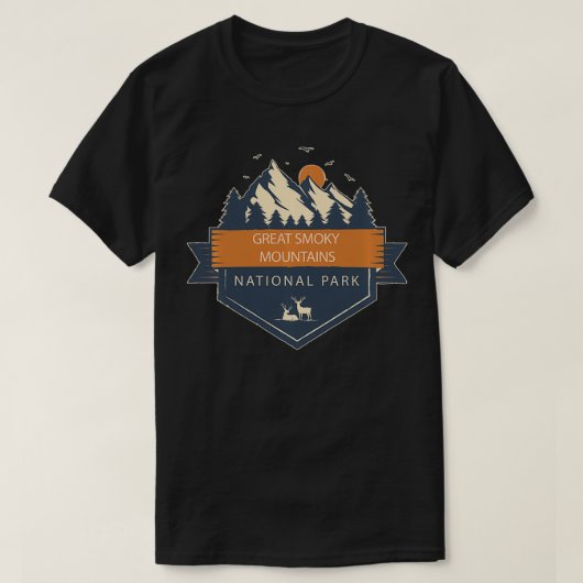Great Smoky Mountains National Park T-Shirt (Design vorne)