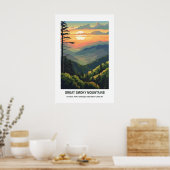Great Smoky Mountains National Park Tennessee USA Poster (Küche)