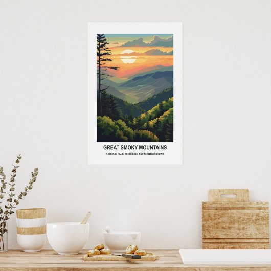 Great Smoky Mountains National Park Tennessee USA Poster (Küche)