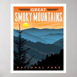 Great Smoky Mountains National Park Travel Poster