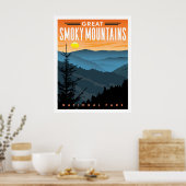 Great Smoky Mountains National Park Travel Poster (Küche)