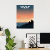 Great Smoky Mountains National Park Travel Poster (Heimbüro)