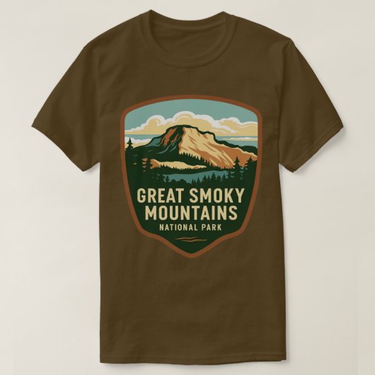 Great Smoky Mountains National Park USA T-Shirt (Design vorne)