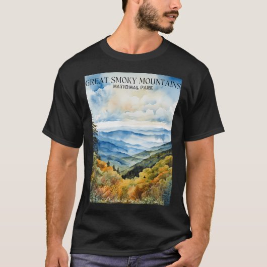 Great Smoky Mountains National Park View From The  T-Shirt (Vorderseite)